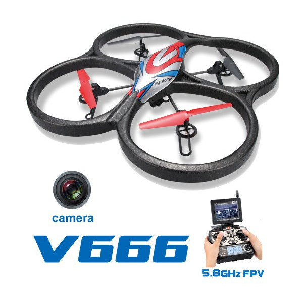 Квадрокоптер великий р/в WL Toys V666 Cyclone з FPV системою 5.8GHz
